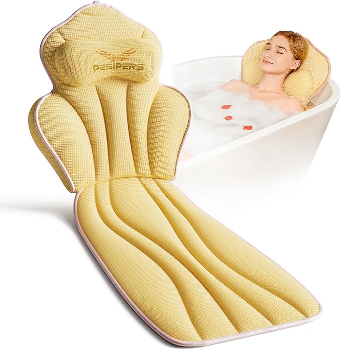Ergonomic Full Body Bath Pillow by pesipers