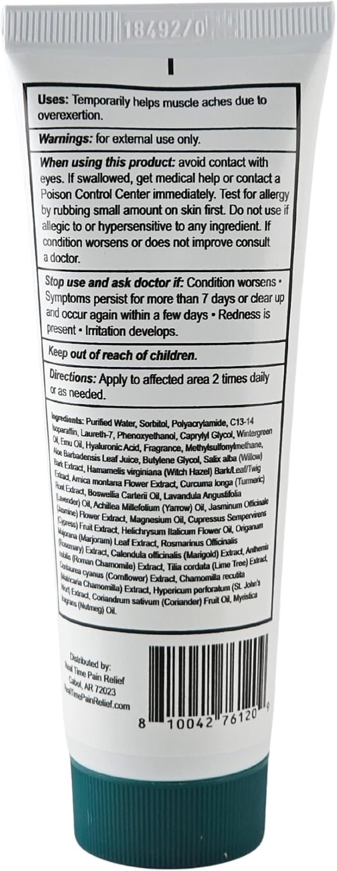 PR-26 by Real Time 3 fl oz Recovery Topical Lotion - Image 2