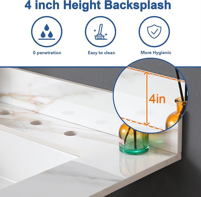 Montary 31"x 22" Bathroom Vanity Top - Image 4