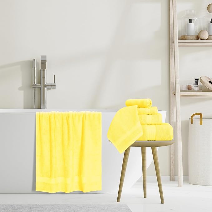 GLAMBURG Ultra Soft 8-Piece Towel Set - Image 5