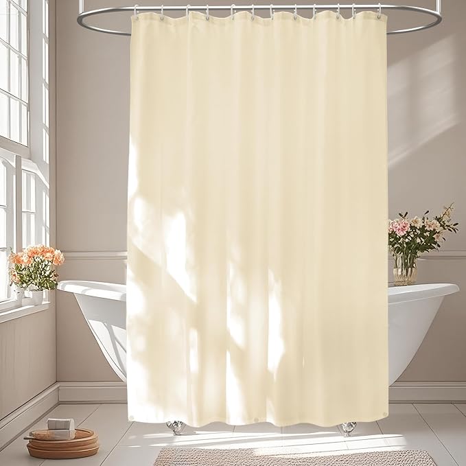 Waterproof Fabric Shower Curtain Liner by Seenus