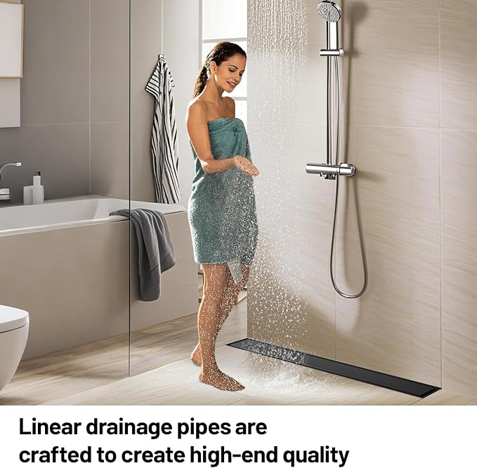 Linear Shower Drain, 304 Stainless Steel - Image 2