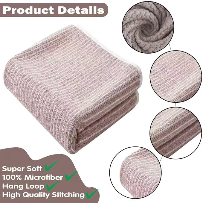 Microfiber Bath Towel 35x70 Inches - Image 2