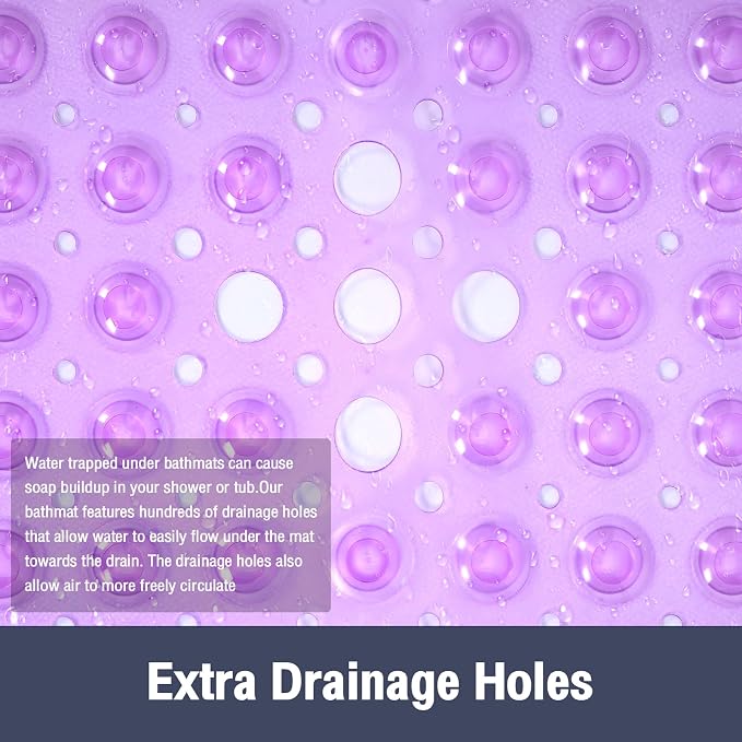 Square Shower Bathtub Mat Non Slip - Image 4