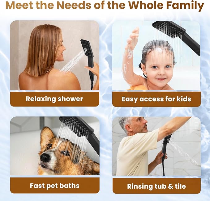 BRIGHT SHOWERS Rain Shower Head - Image 6