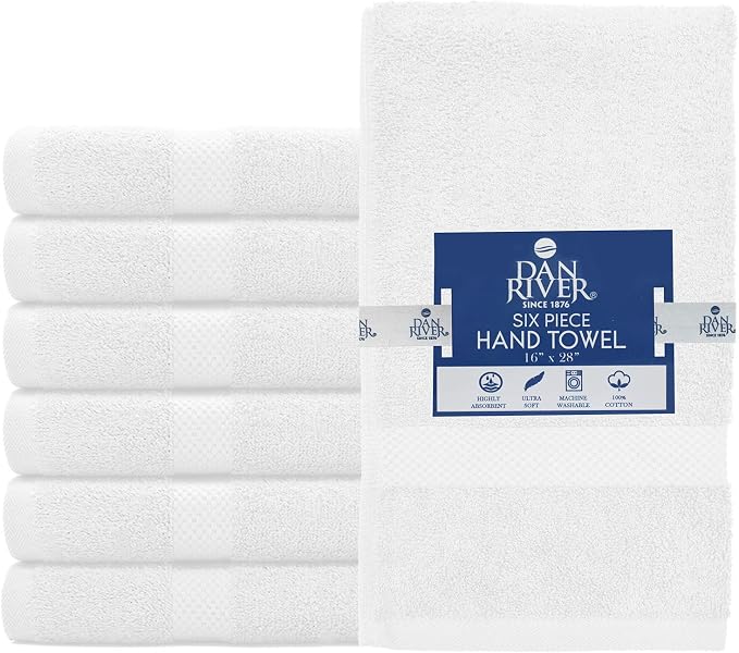 DAN RIVER 6-Pack Premium Hand Towels - Image 6