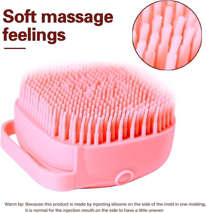 Pet Bath Brush Dog Baths Brush Shampoo Dispenser Soft Silicone Dog Bathing - Image 6