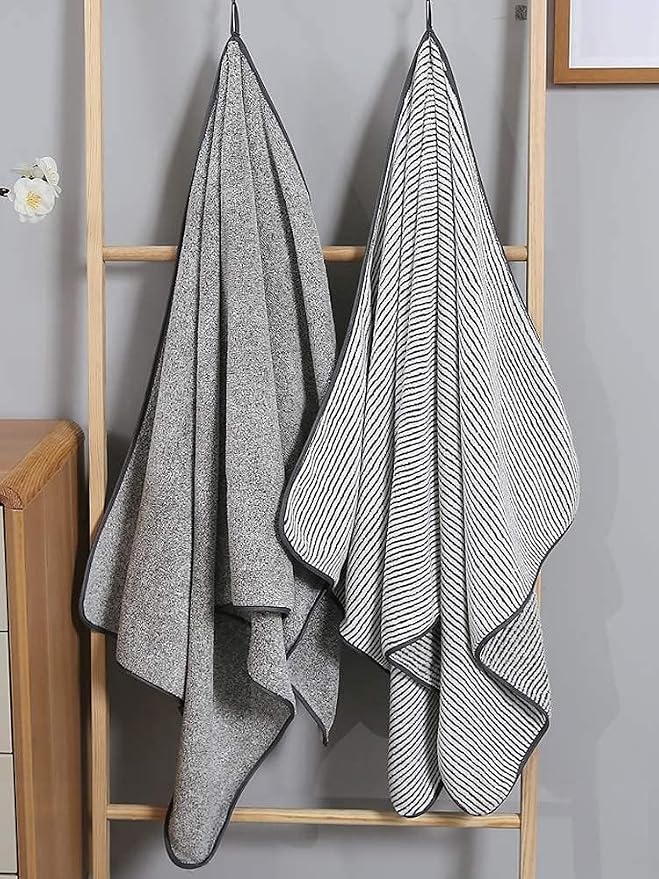 2-Pack Microfiber Bath Towels - Image 3