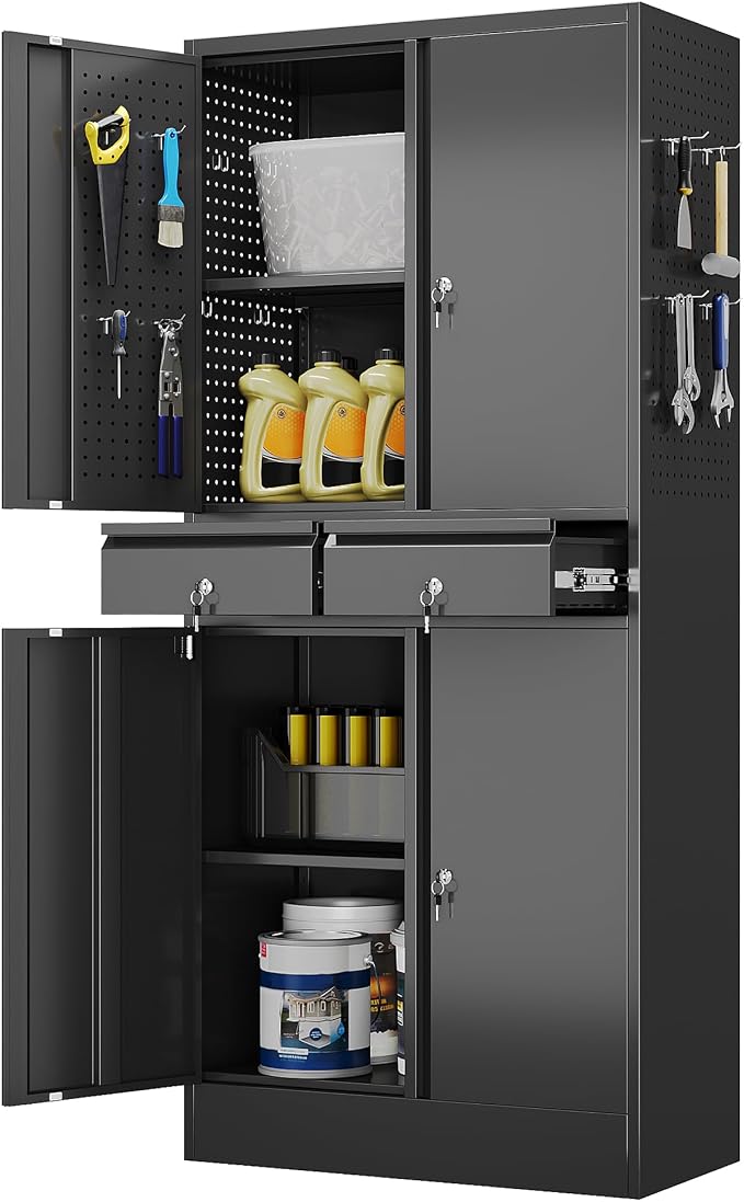 Aobabo 71" H×30" W×15" D Metal Storage Cabinet by Aobabo