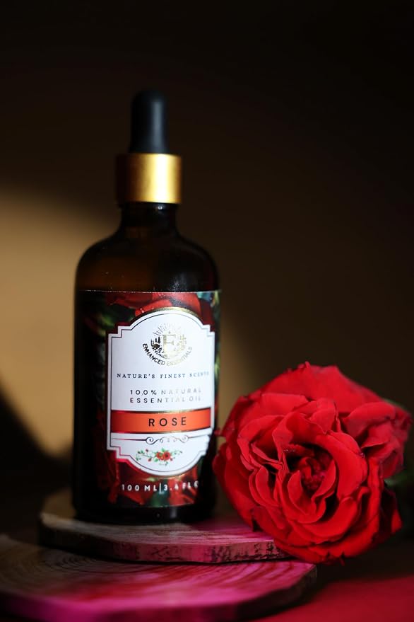 Luxurious Rose Essential Oil by Enhanced Essentials| Slow Distilled & Exotic| - Image 4