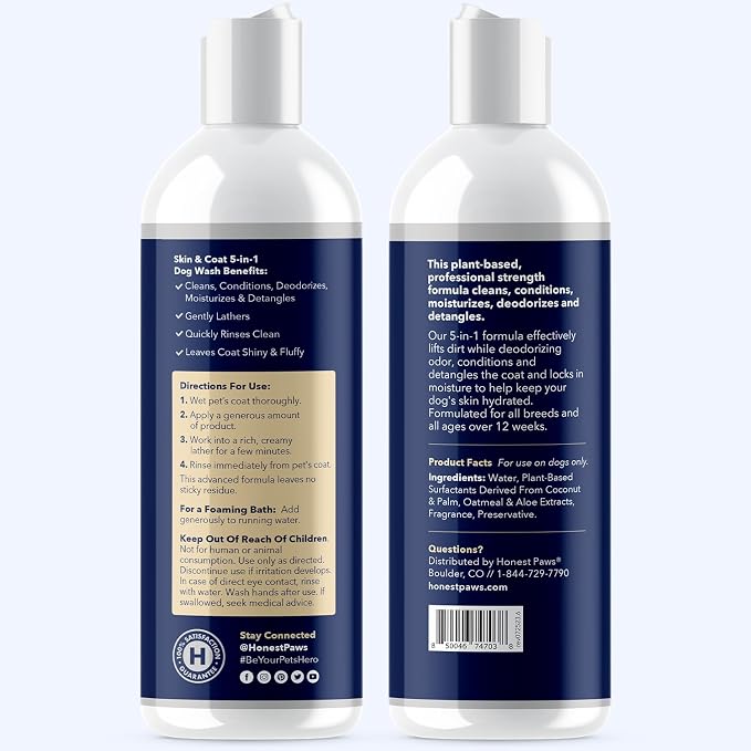 Honest Paws Dog Shampoo and Conditioner - Image 7