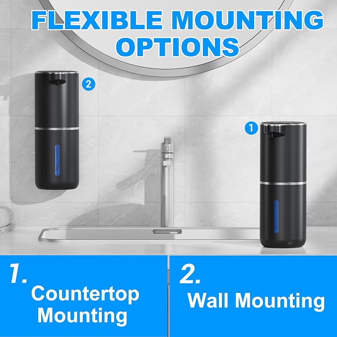 Automatic Soap Dispenser Touchless, Liquid Soap Dispenser 4-Level Adjustable - Image 7