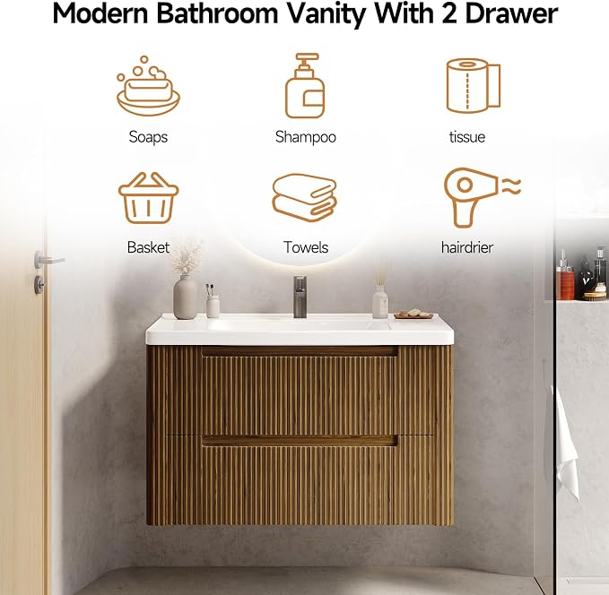 ONBRILL Modern Bathroom Vanity - Image 7