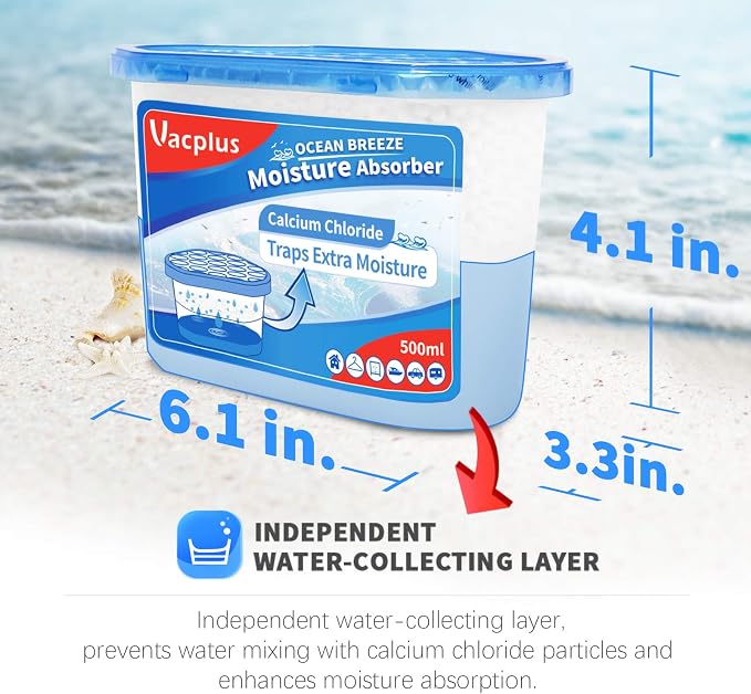 Vacplus Moisture Absorbers, 10.5 Oz Humidity Absorber Boxes Attracts Extra - Image 4