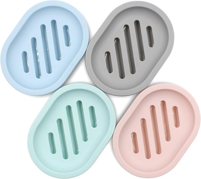 Topsky 2-Pack Soap Dish with Drain, Soap Holder & Saver, Easy Cleaning - Image 8