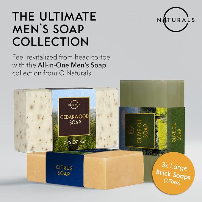 O NATURALS Bar Soap for Men - Image 2
