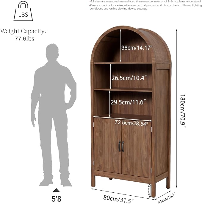 70.9" Tall Storage Cabinet - Image 2