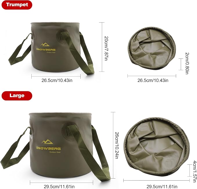 Multifunctional Collapsible Bucket, Portable Bin, Car Wash Bucket, Lightweight - Image 5