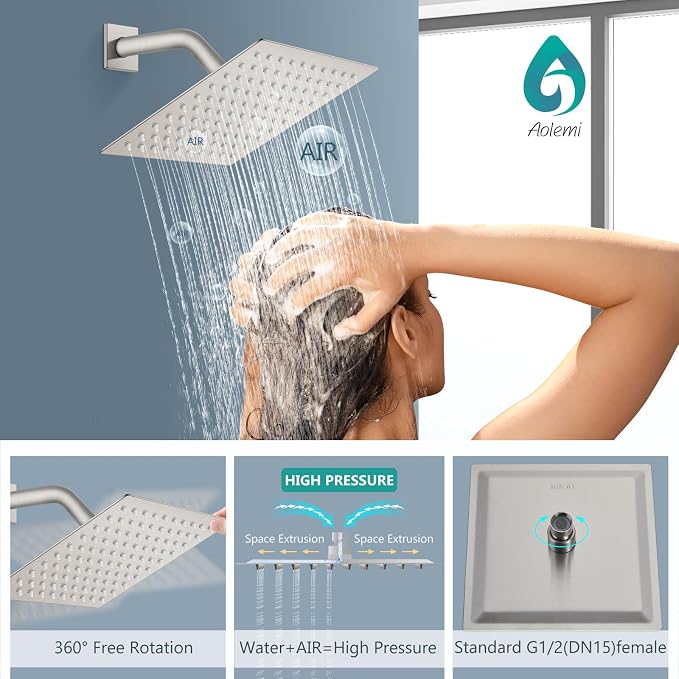 Aolemi Shower Faucet Set, High Pressure Shower System - Image 7