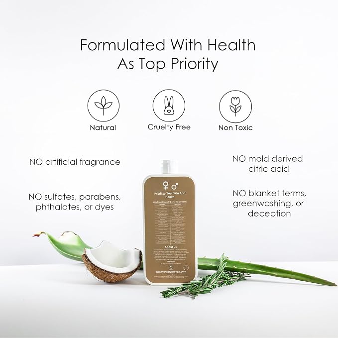GirlyMan Natural Body Wash - Image 3
