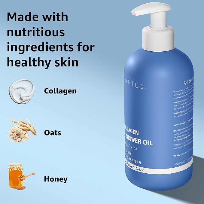 New Miuz Collagen InShower Body Conditioner Natural Post Shower Care Moisturizer - Image 3