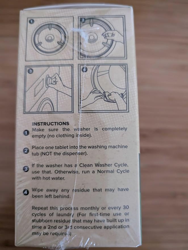 Renuv Heavy Duty Washing Machine Cleaner Descaler Tablets - Image 8