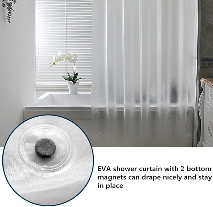 AooHome Shower Stall Curtain Liner - Image 2