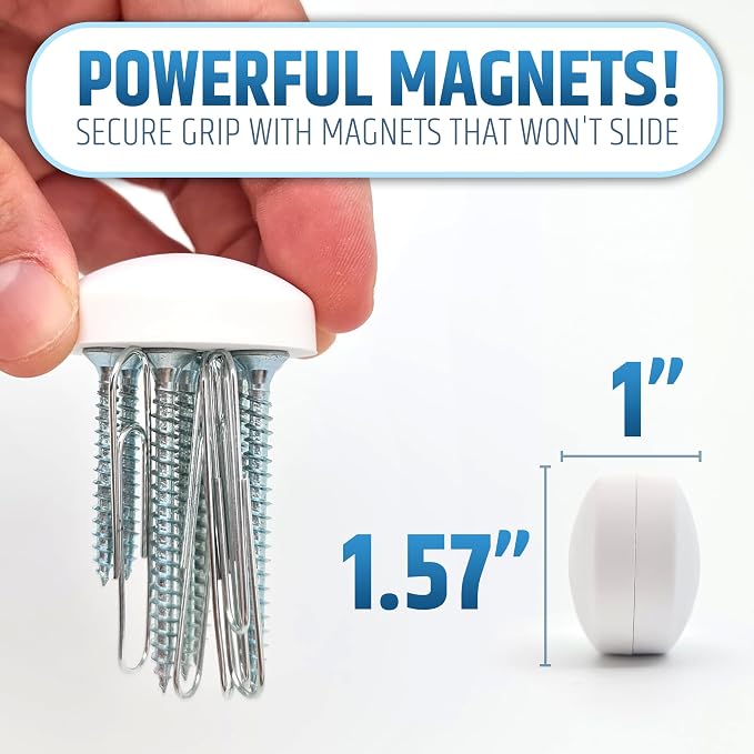 Powerful Anti-Billowing Magnetic Shower Curtain Weights - Image 5