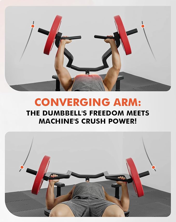GMWD Chest Press Machine, 1050LBS Bench Press Machine - Image 3