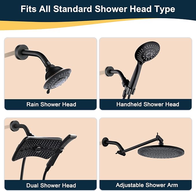 BRIGHT SHOWERS Brass Shower Arm - Image 5