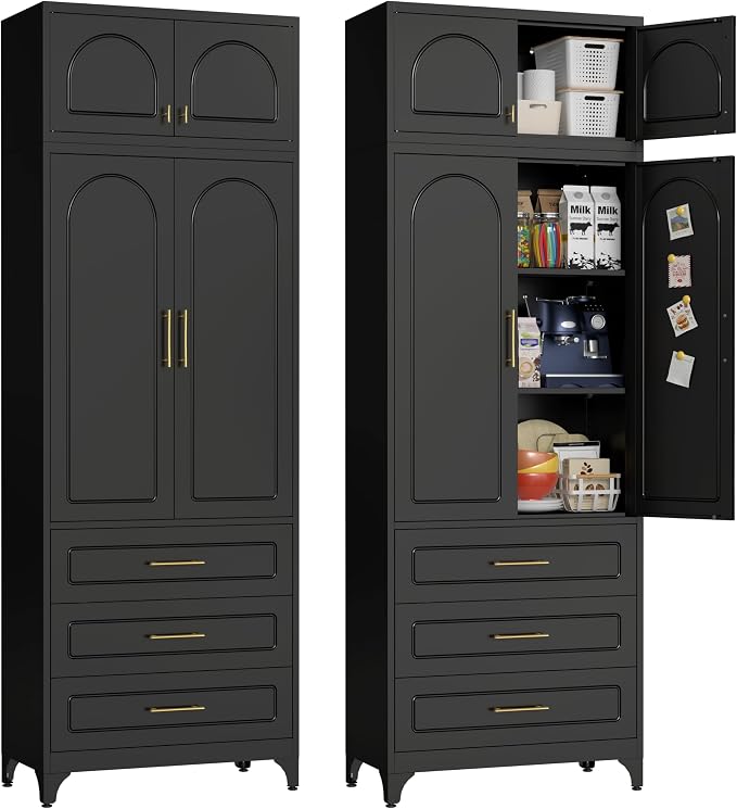 90" Pantry Kitchen Cabinet - Image 9