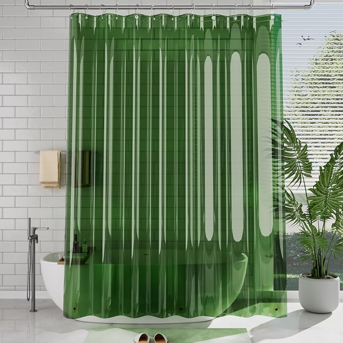 AmazerBath Extra Long Shower Curtain Liner 72x84, Plastic Shower Curtain Liners - Image 8