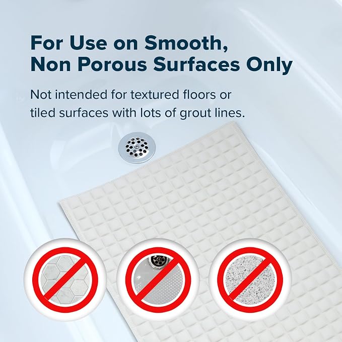 SlipX Solutions Extra Comfort Bathtub Mat Designed - Image 8