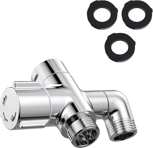 Solid Brass 3 Way Shower Arm Diverter Valve by Home