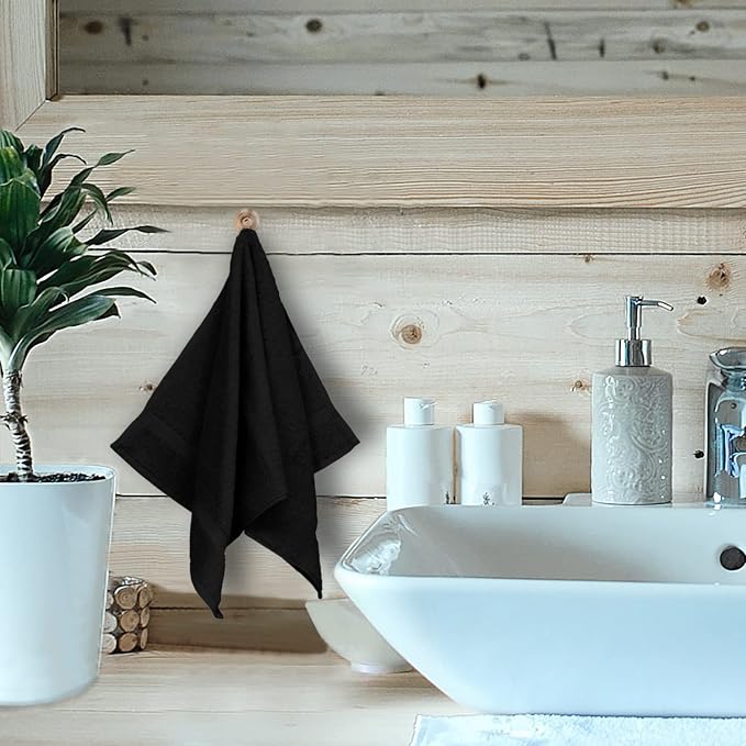 Monogrammed Hand Towel, Personalized Initial Gift, Extra Absorbent 100% Turkish - Image 2