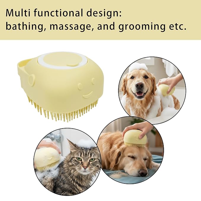 Pet Bath Massage Brush, Pet Bath Brush - Image 5