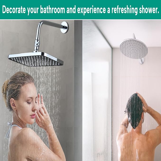 Heavy Duty Shower Head Swivel Ball Adapter, Solid Brass Shower Head Swivel - Image 6