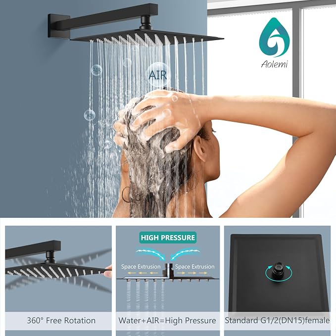 Aolemi Shower Faucet Set, High Pressure Shower System - Image 8