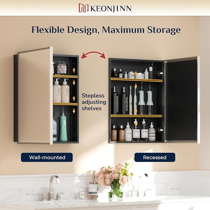 Keonjinn 20" x 26" Medicine Cabinets - Image 6