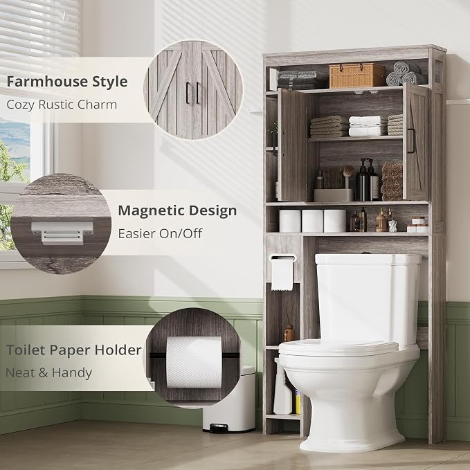 Over The Toilet Storage Cabinet - Image 6