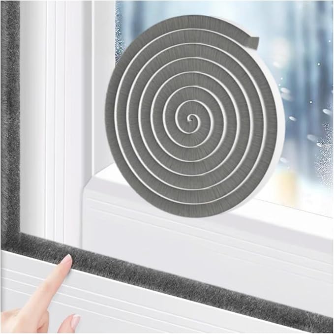 Window Weather Stripping Door Seal, 33FT Self-Adhesive Soundproofing Weather by Unknown