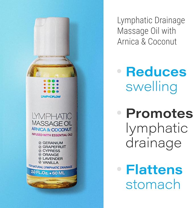 Lymphatic Drainage Massage Oil: Arnica and Coconut Oil - Image 2