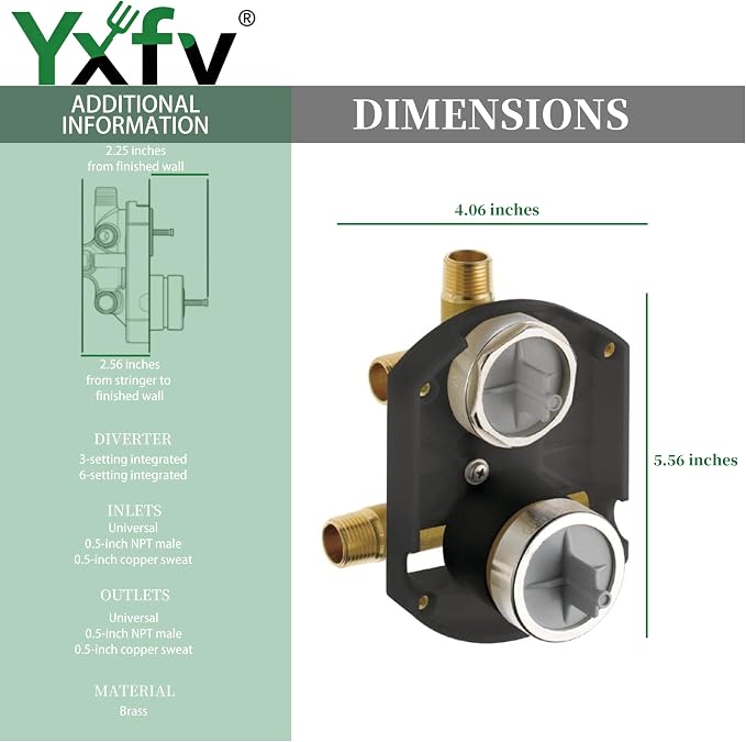 Universal Shower Valve, Suitable - Image 2