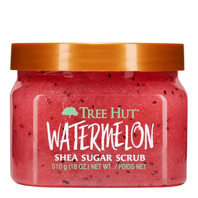 Tree Hut Watermelon Shea Sugar Scrub, Exfoliating, Hydrating & Moisturizing by TreeHut