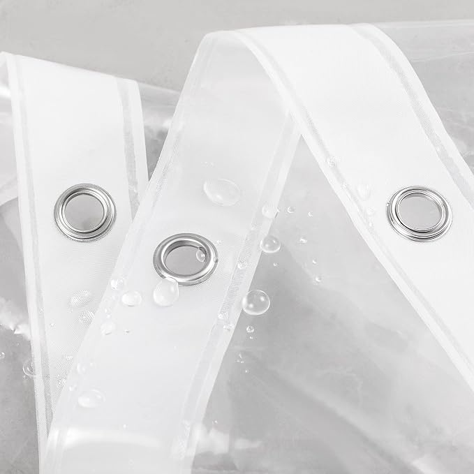 Shower Curtain Liner with 3 Magnets - Image 6