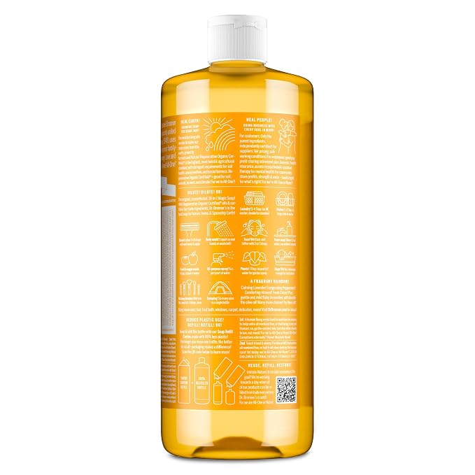 Dr. Bronner's Magic Soap-Pure-Castile Liquid Soap-Regenerative Organic - Image 8