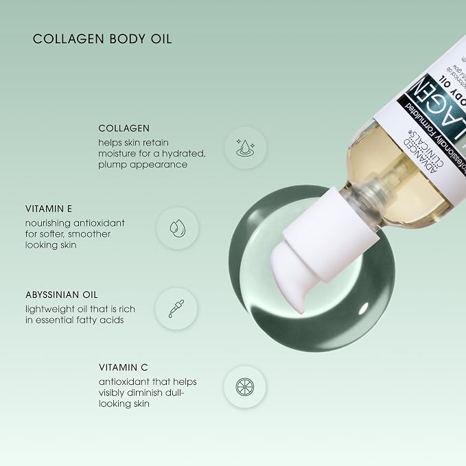 Advanced Clinicals Hydrating Collagen Oil - Image 3