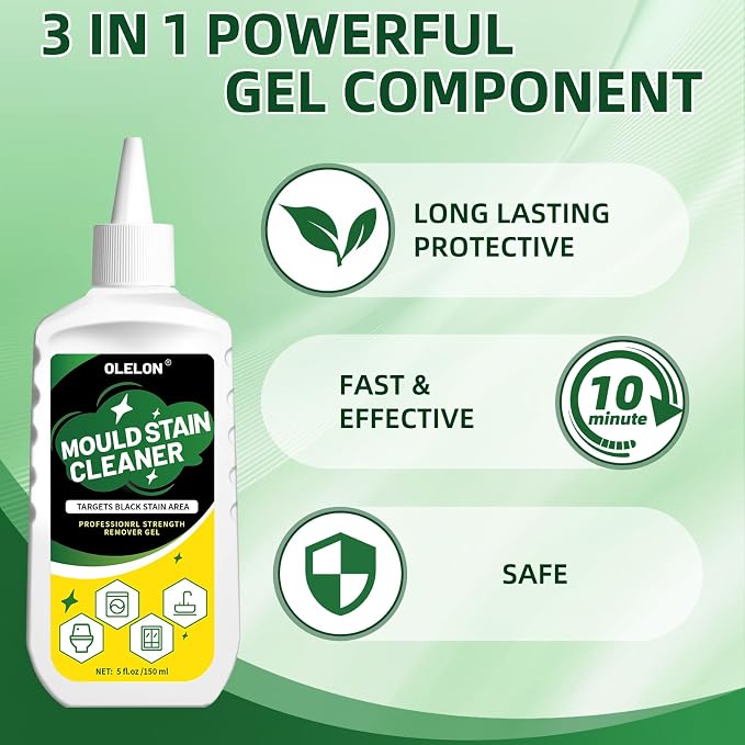 2 Pack Grout Cleaner Mou-ld Stain Remover Gel - Image 5