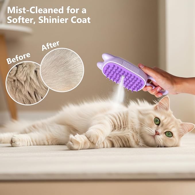 Rechargeable Cat Steam Brush - Image 3