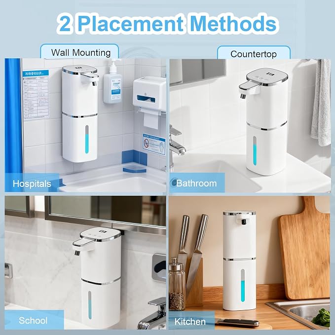 Automatic Liquid Soap Dispenser Touchless, USB Rechargeable Smart Hand Soap - Image 7